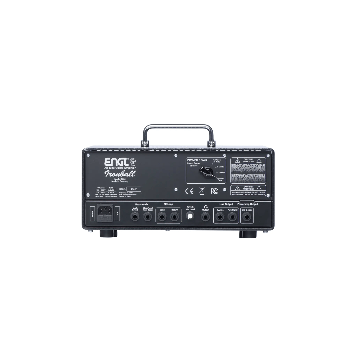 ENGL E606 Ironball Head 20 – All-Tube 20-Watt Guitar Amplifier Head (Pre-Owned) Amplifier Head ENGL Art of Guitar