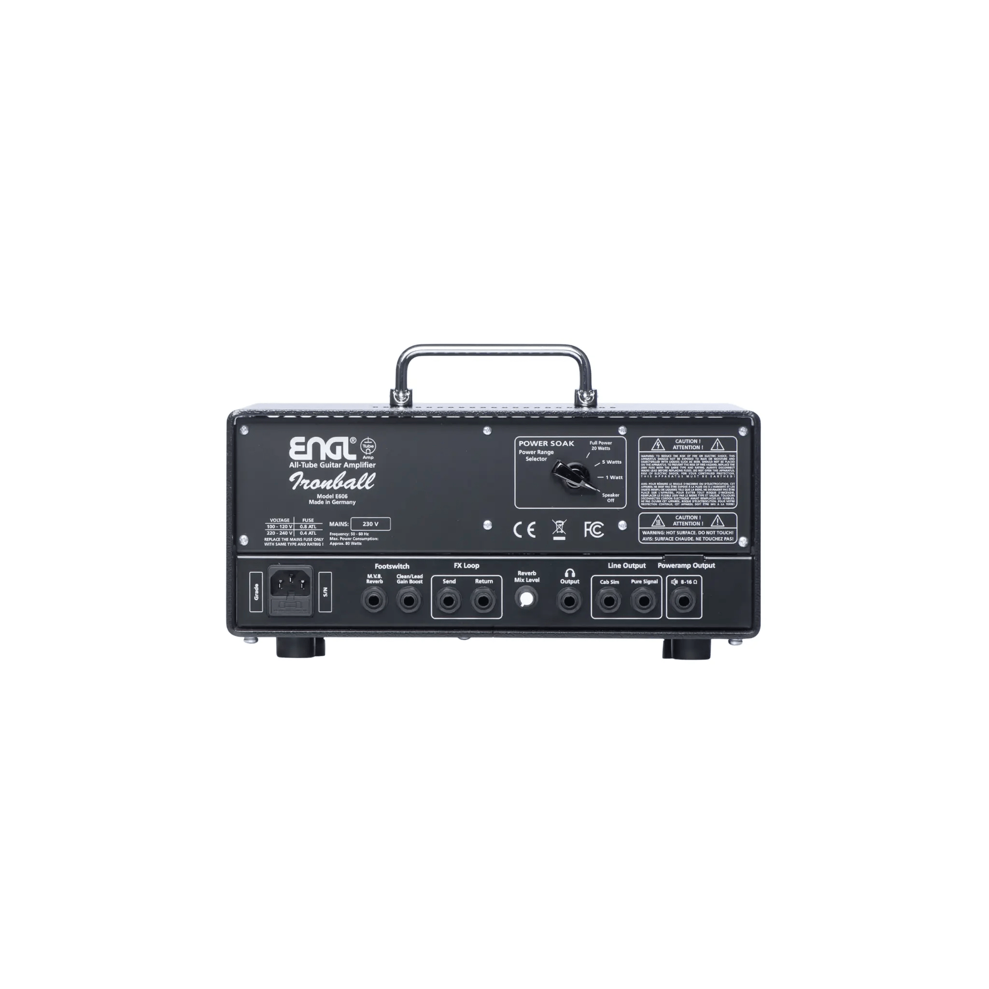 ENGL E606 Ironball Head 20 – All-Tube 20-Watt Guitar Amplifier Head (Pre-Owned) Amplifier Head ENGL Art of Guitar