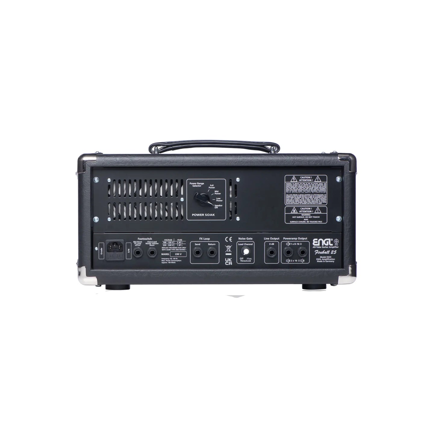 ENGL Fireball 25 E633 Head Amplifier Guitar Amplifiers ENGL Art of Guitar