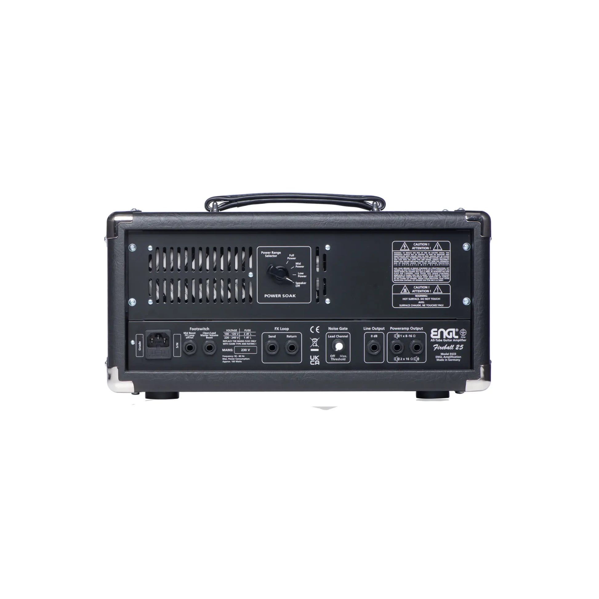 ENGL Fireball 25 E633 Head Amplifier Guitar Amplifiers ENGL Art of Guitar