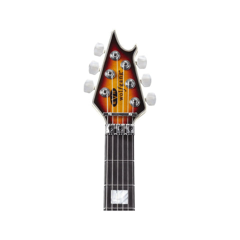 EVH Wolfgang® USA, Ebony Fingerboard, 5A Flame Top, 3-Tone Burst Electric Guitars Charvel Art of Guitar