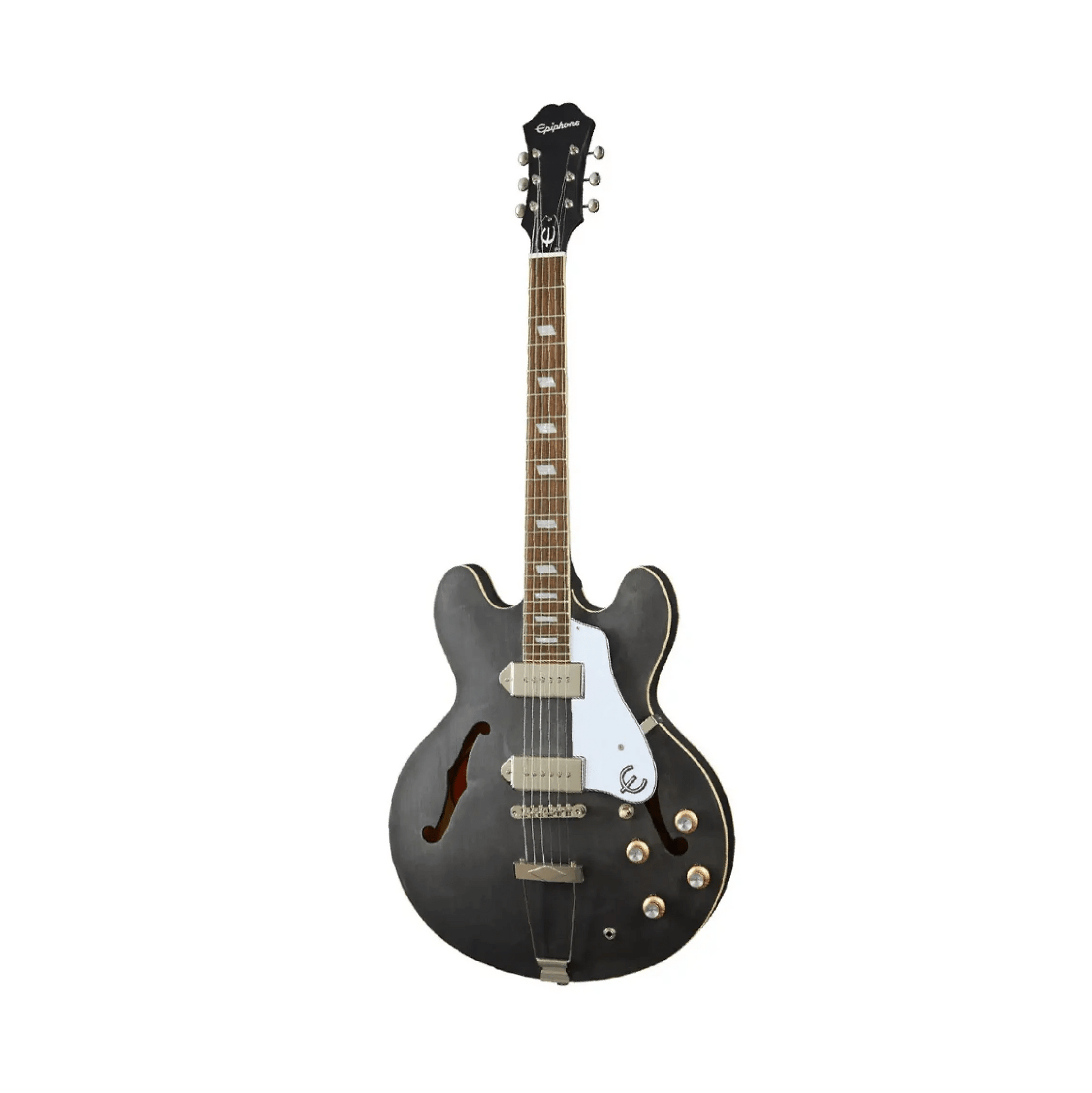 Epiphone Casino Worn-Worn Ebony Electric Guitar Electric Guitars Epiphone Art of Guitar