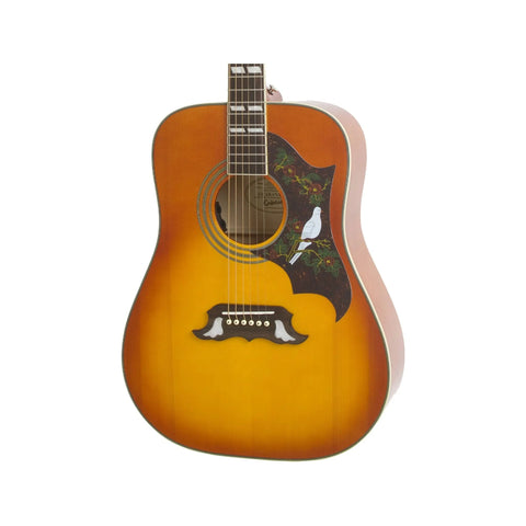 Epiphone Dove Studio Violin Burst (Solid Top; Fishman Sonitone) Acoustic Guitars Epiphone Art of Guitar