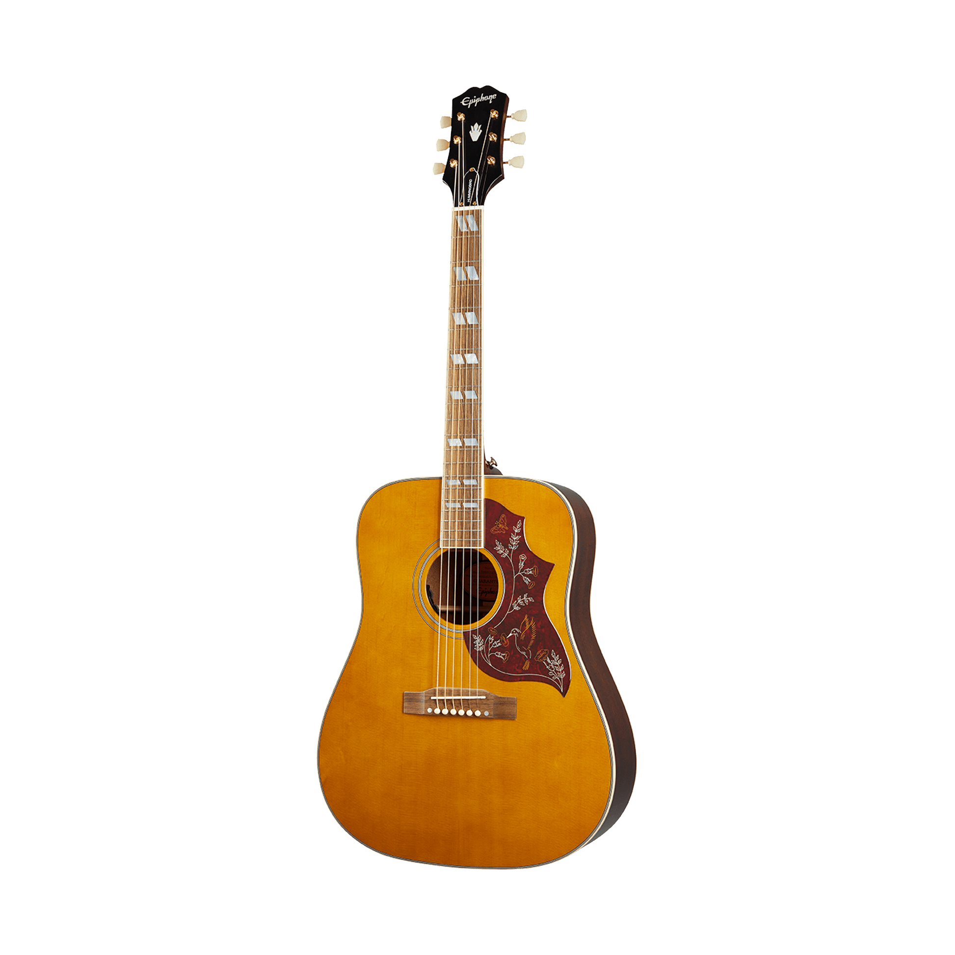 Epiphone Hummingbird - Aged Natural Antique Gloss Electric Guitars Epiphone Art of Guitar