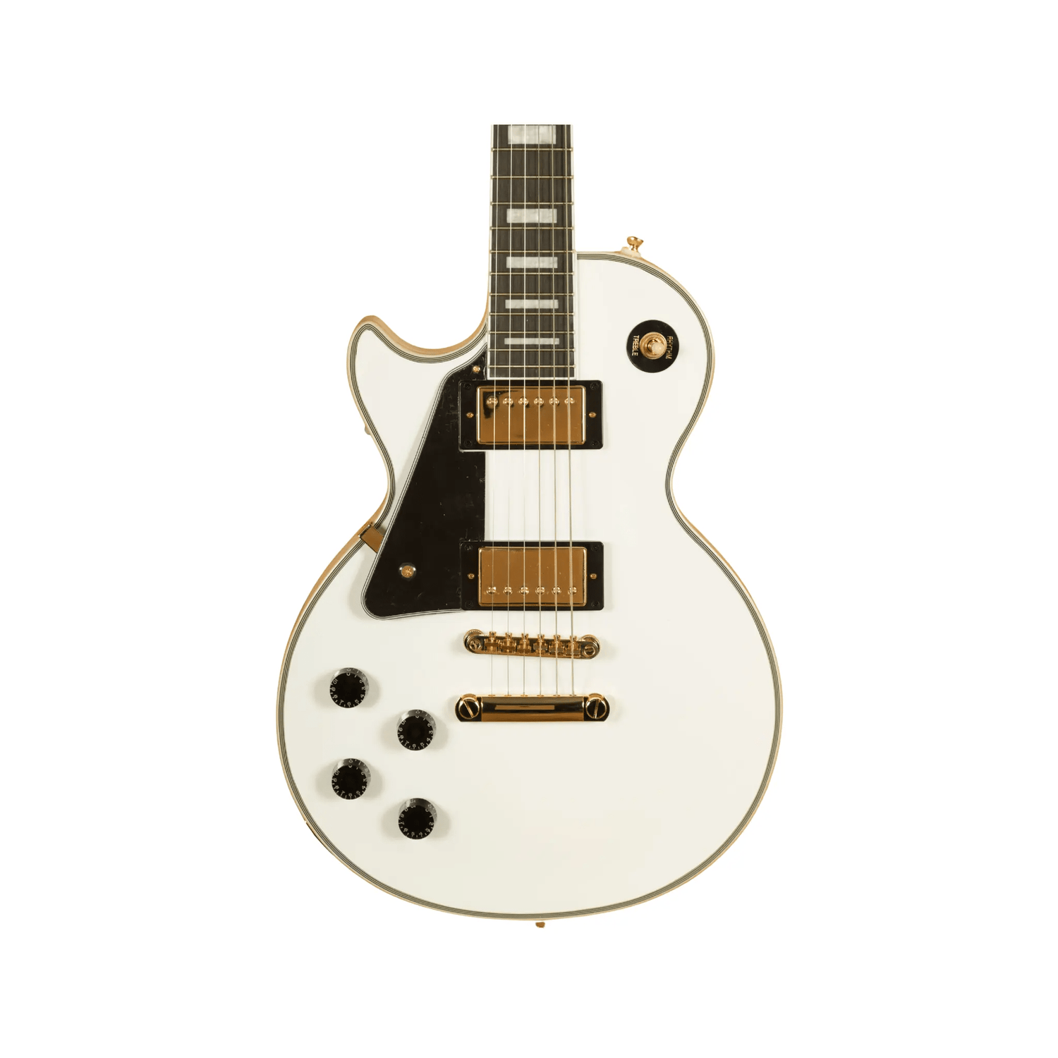 Epiphone Les Paul Custom - Alpine White (Left Handed) Electric Guitars Epiphone Art of Guitar