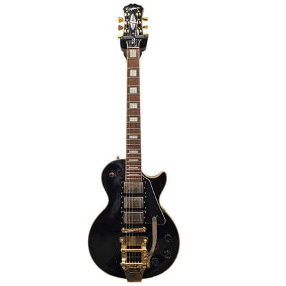 Epiphone Les Paul Custom Black Gold Bigsby® &  TronicalTune System Electric Guitars Epiphone Art of Guitar