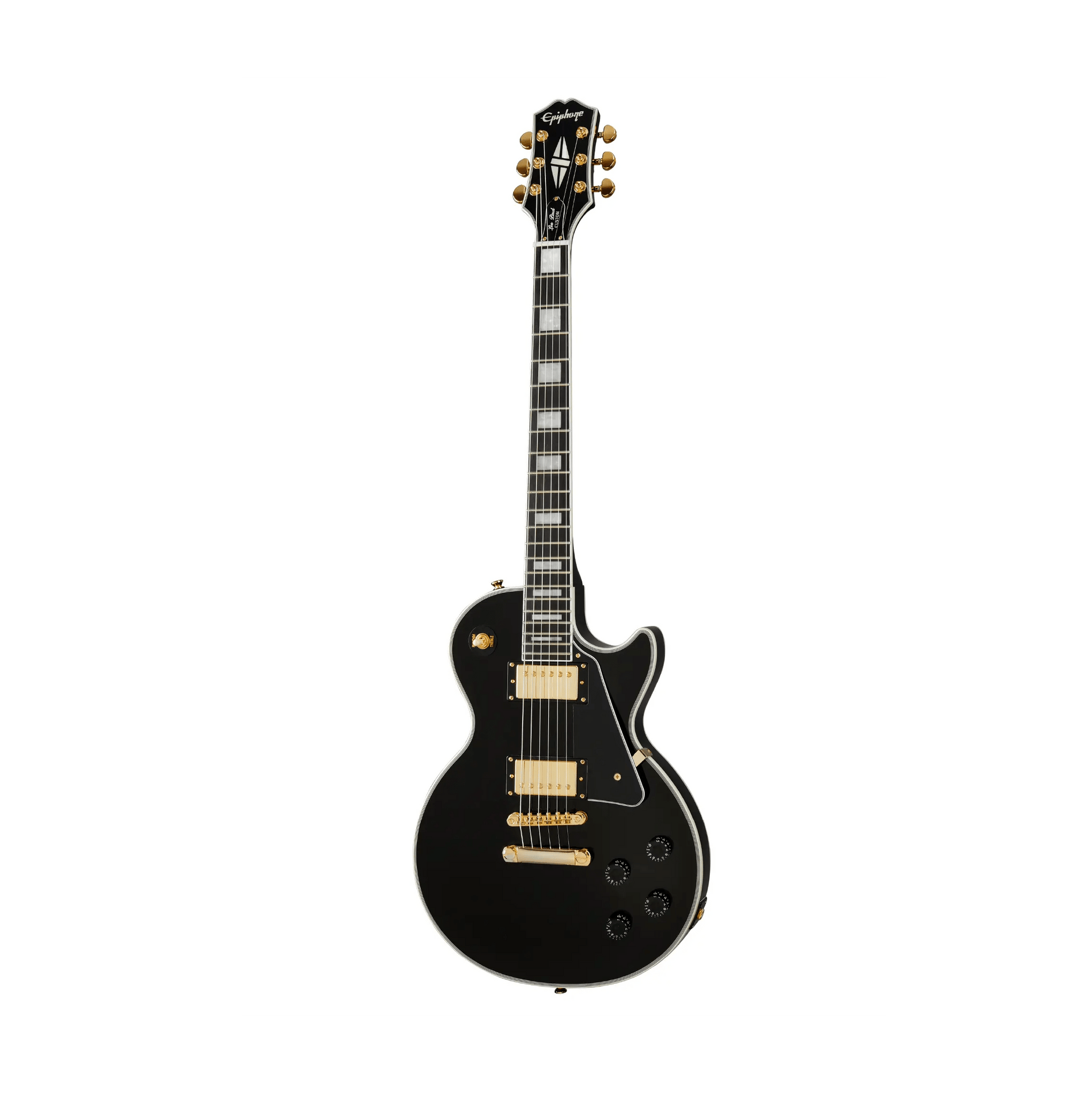 ギター epiphone by Gibson les paul custum ebony Epiphone Les Paul Custom, Ebony – A Strings
