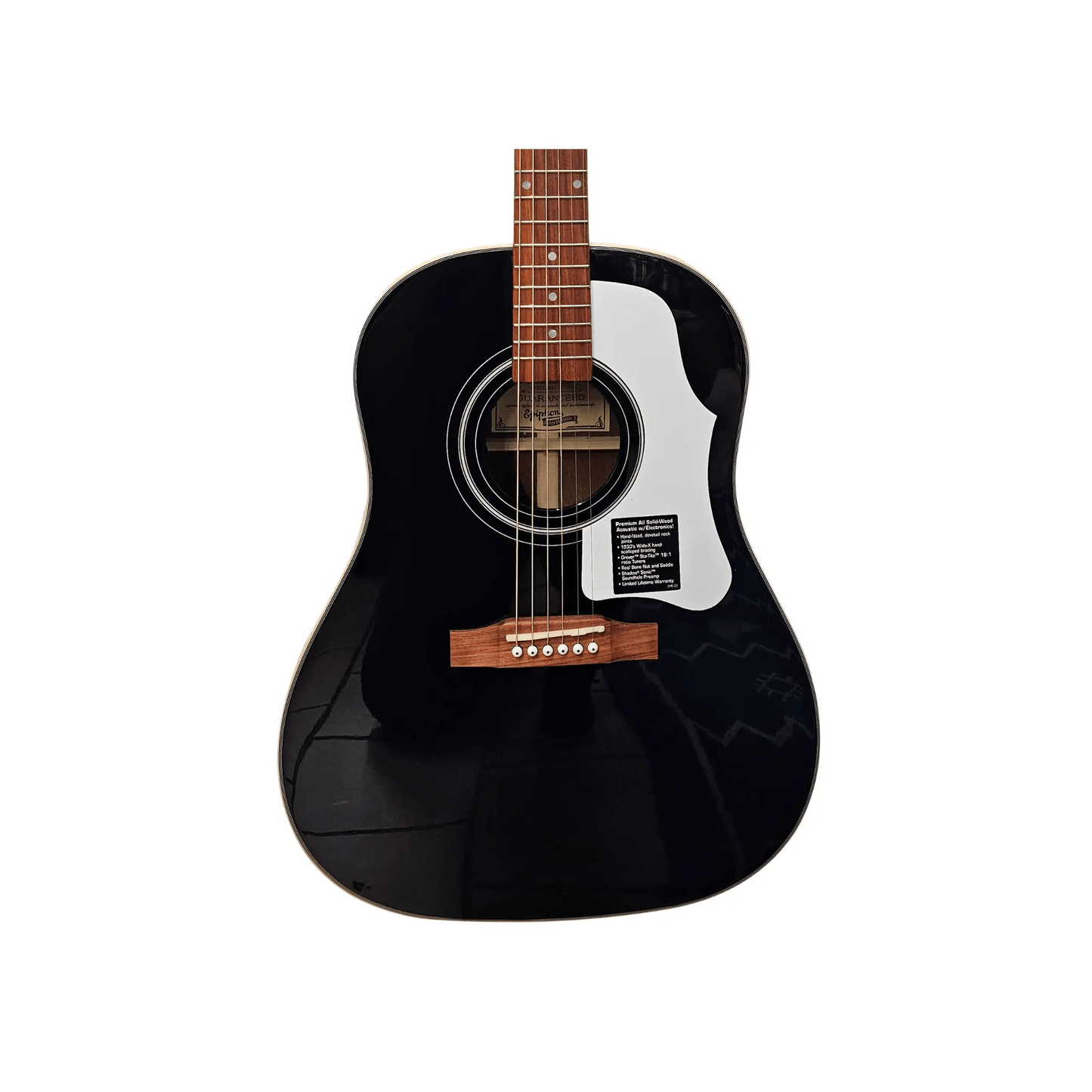 Epiphone Masterbuilt AJ-45ME Semi-Acoustic – Ebony (Pre-Owned) Acoustic Amplifiers Epiphone Art of Guitar