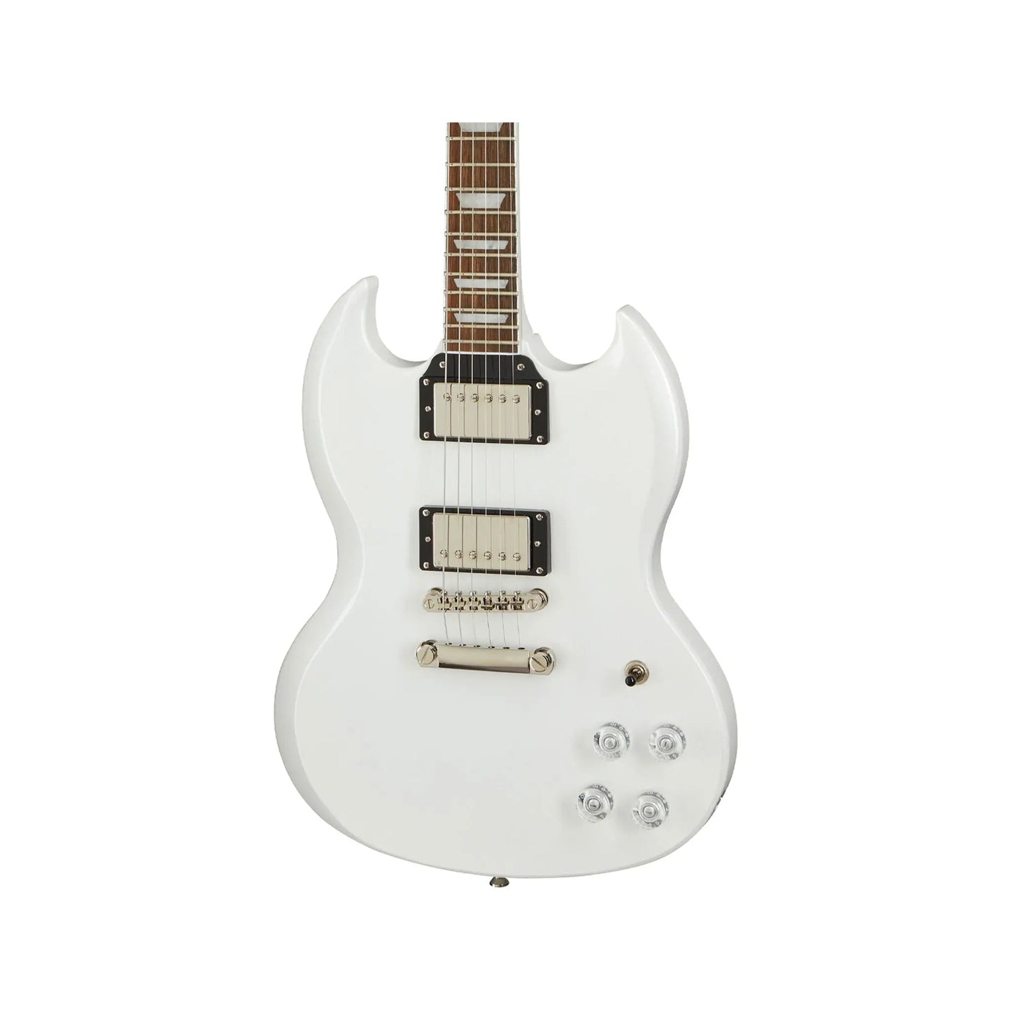 Epiphone SG Muse Pearl White Metallic Electric Guitars Epiphone Art of Guitar