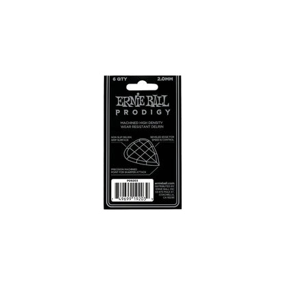 Ernie Ball 2.0mm White Mini Prodigy Picks 6-pack Guitar Picks Ernie Ball Art of Guitar