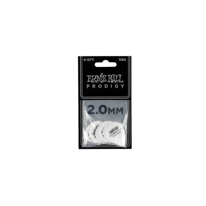 Ernie Ball 2.0mm White Standard Prodigy Picks 6-pack Guitar Picks Ernie Ball Art of Guitar
