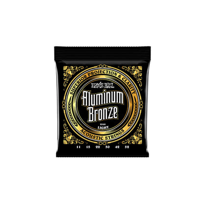 Ernie Ball Aluminum Bronze Acoustic Guitar Strings – Light 11–52 Acoustic Strings Ernie Ball Art of Guitar