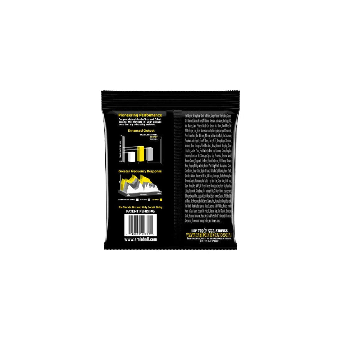 Ernie Ball Beefy Slinky Cobalt Electric Guitar Strings - 11-54 Gauge Electric Guitar Strings Ernie Ball Art of Guitar