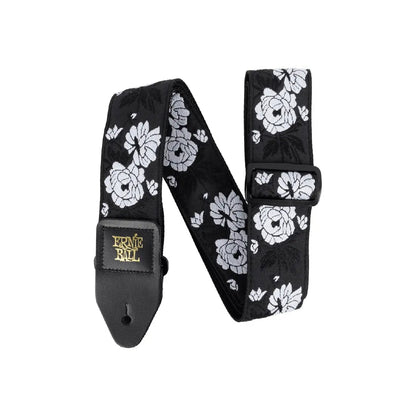Ernie Ball Classic Jacquard Guitar/Bass Strap - Vanilla Rose Guitar Straps Ernie Ball Art of Guitar