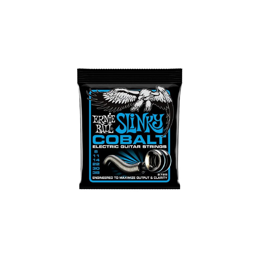 Ernie Ball Extra Slinky Cobalt Electric Guitar Strings - 8-38 Gauge Electric Guitar Strings Ernie Ball Art of Guitar