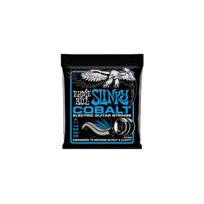 Ernie Ball Extra Slinky Cobalt Electric Guitar Strings - 8-38 Gauge Electric Guitar Strings Ernie Ball Art of Guitar
