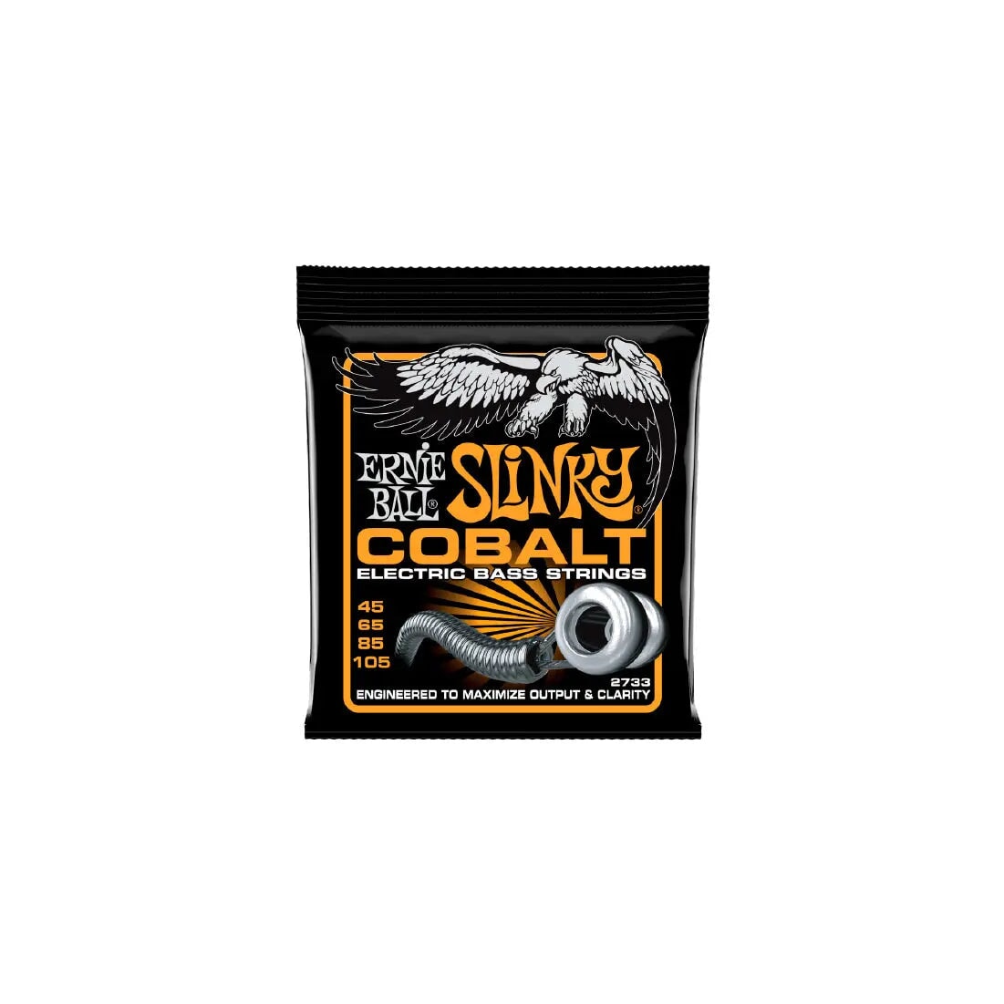 Ernie Ball Hybrid Slinky Cobalt Electric Bass Strings - 45-105 Gauge Bass Guitar Strings Ernie Ball Art of Guitar