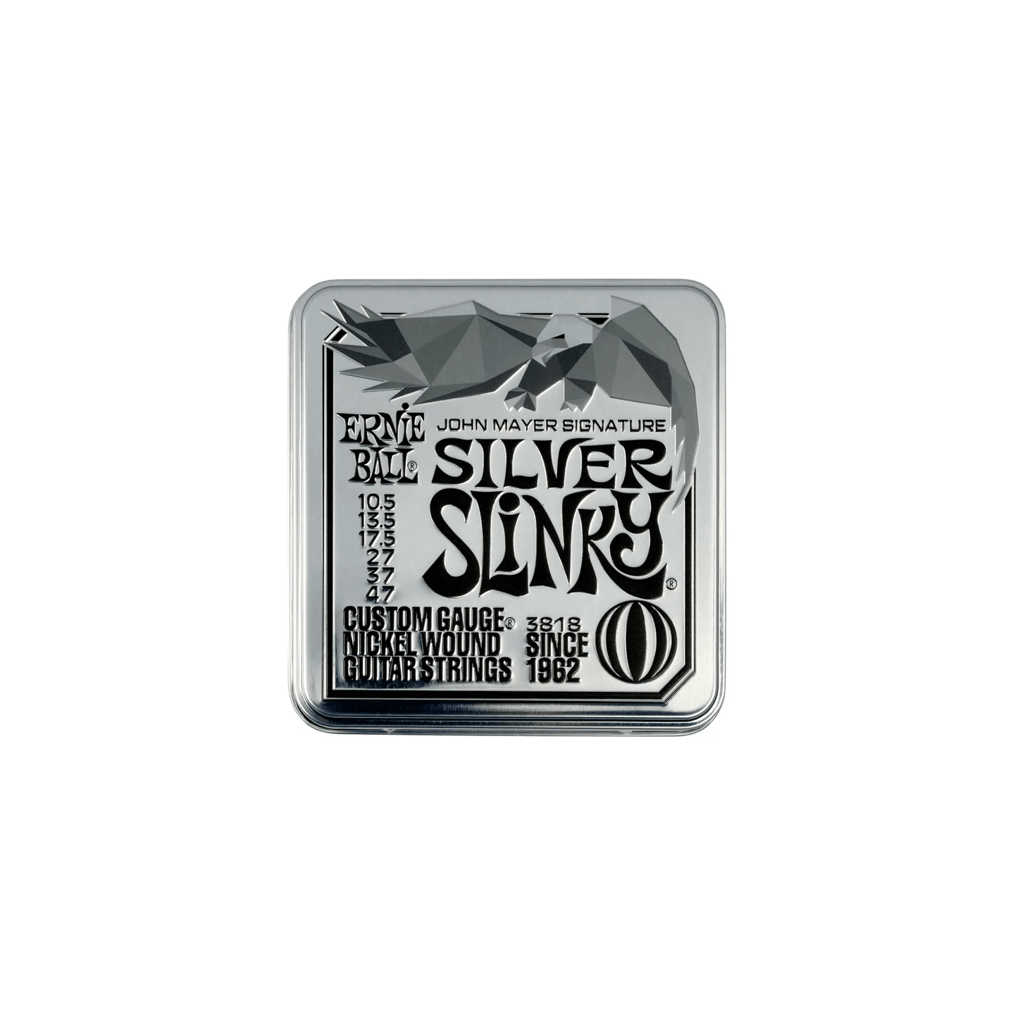 Ernie Ball John Mayer Silver Slinky Signature Electric Guitar Strings 3-pack Electric Guitar Strings Ernie Ball Art of Guitar