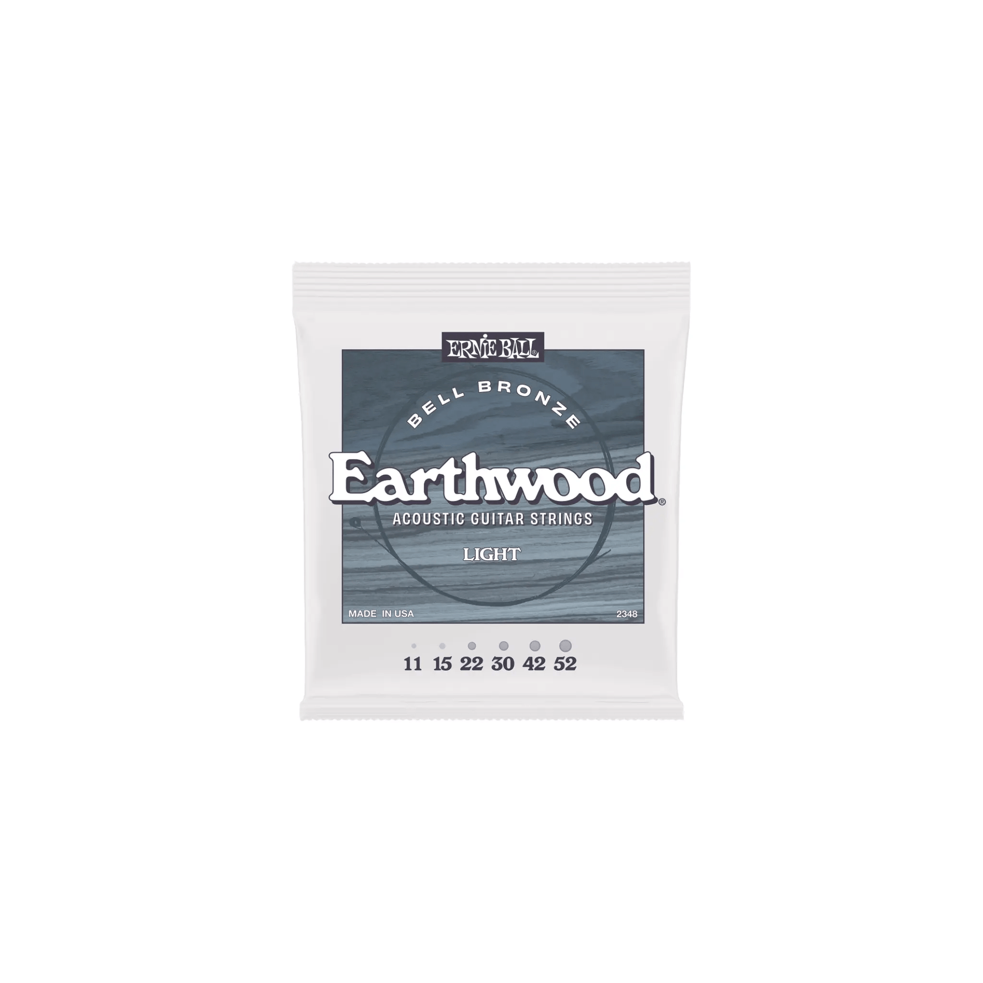 Ernie Ball Light Earthwood Bell Bronze Acoustic Guitar Strings 11-52 Acoustic Guitar Strings Ernie Ball Art of Guitar