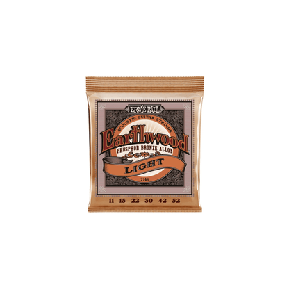 Ernie Ball Light Earthwood Phosphor Bronze Acoustic Guitar Strings 11-52 Gauge Acoustic Guitar Strings Ernie Ball Art of Guitar
