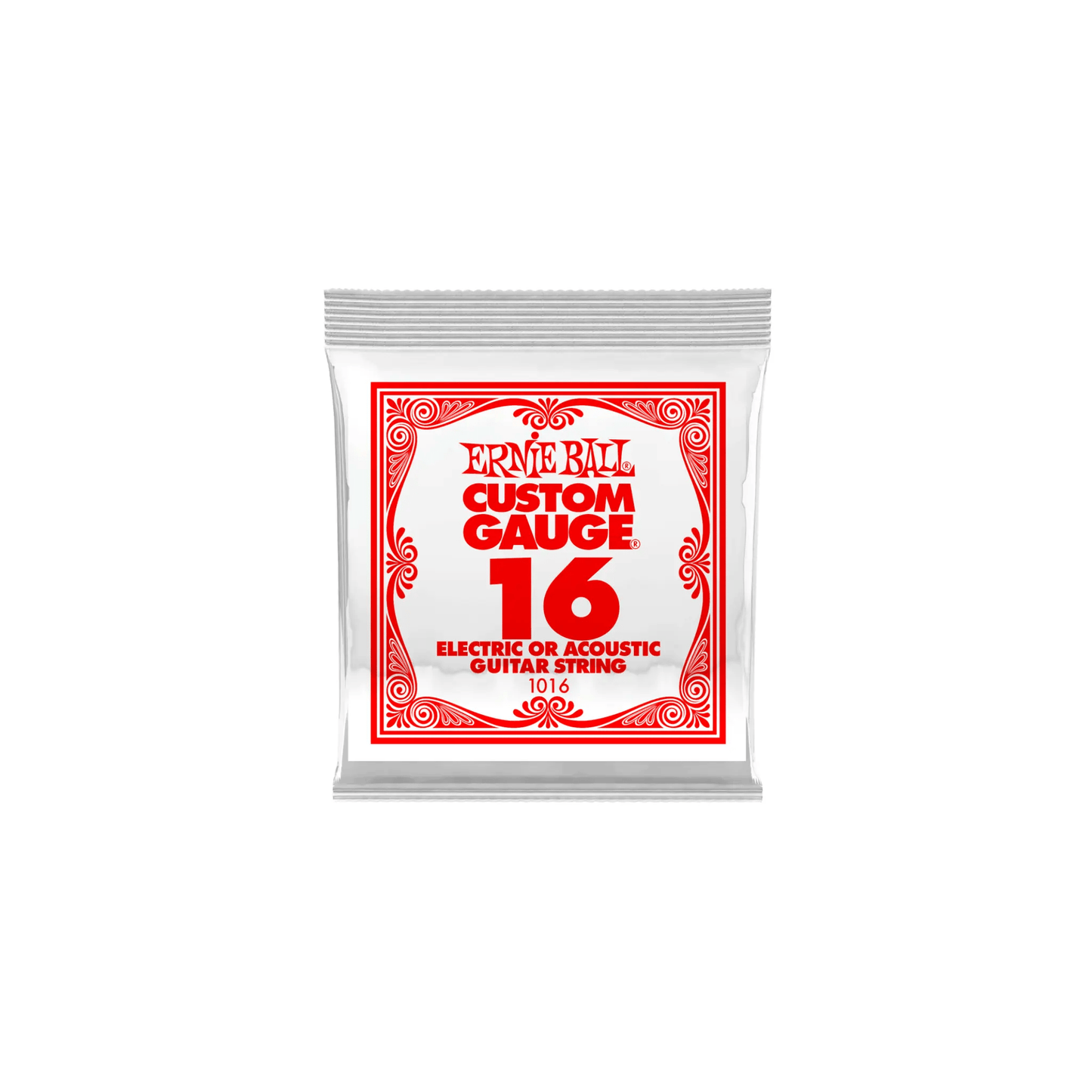Ernie Ball Plain Steel Electric or Acoustic Guitar Strings 6 Pack Electric Guitar Strings Ernie Ball Art of Guitar