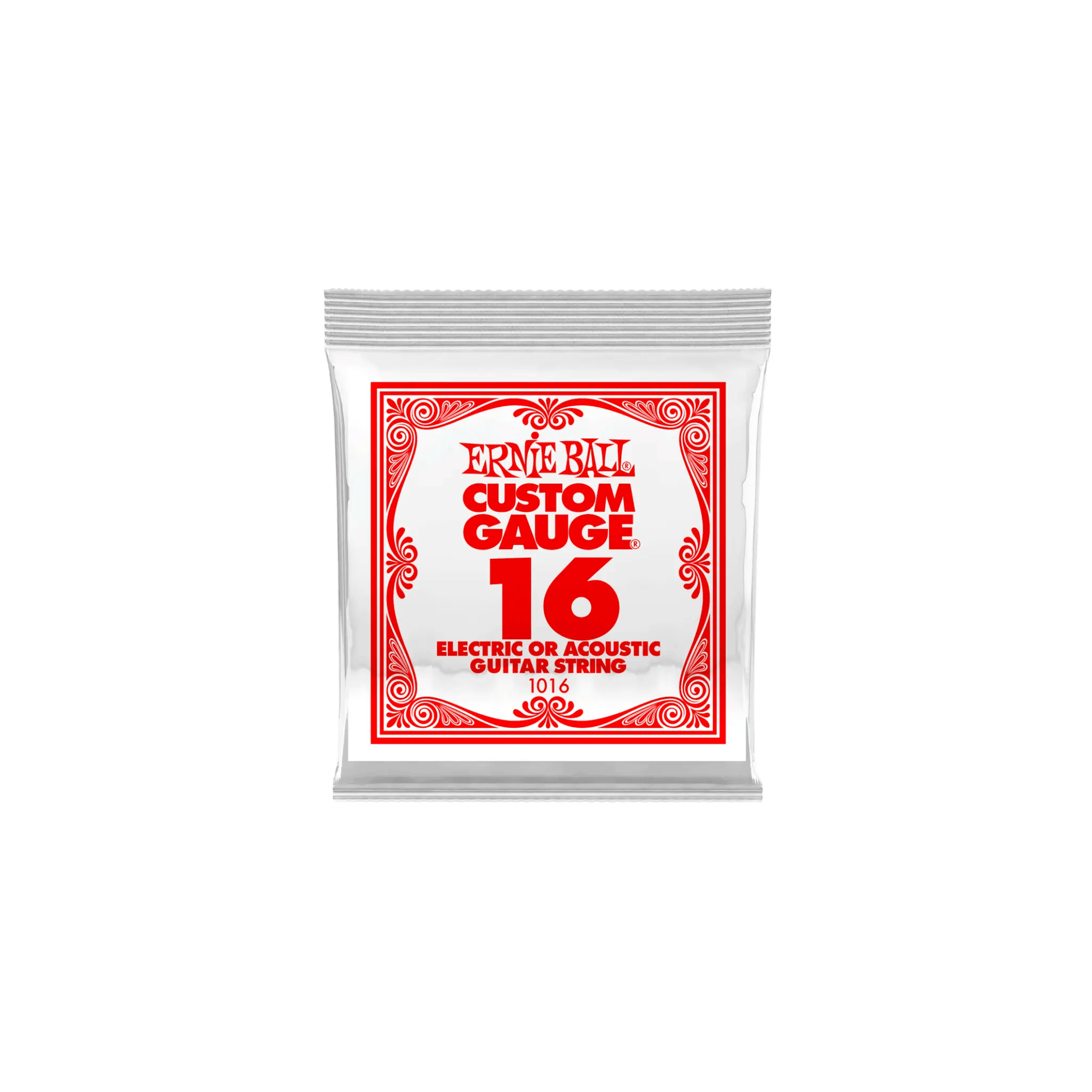 Ernie Ball Plain Steel Electric or Acoustic Guitar Strings 6 Pack Electric Guitar Strings Ernie Ball Art of Guitar