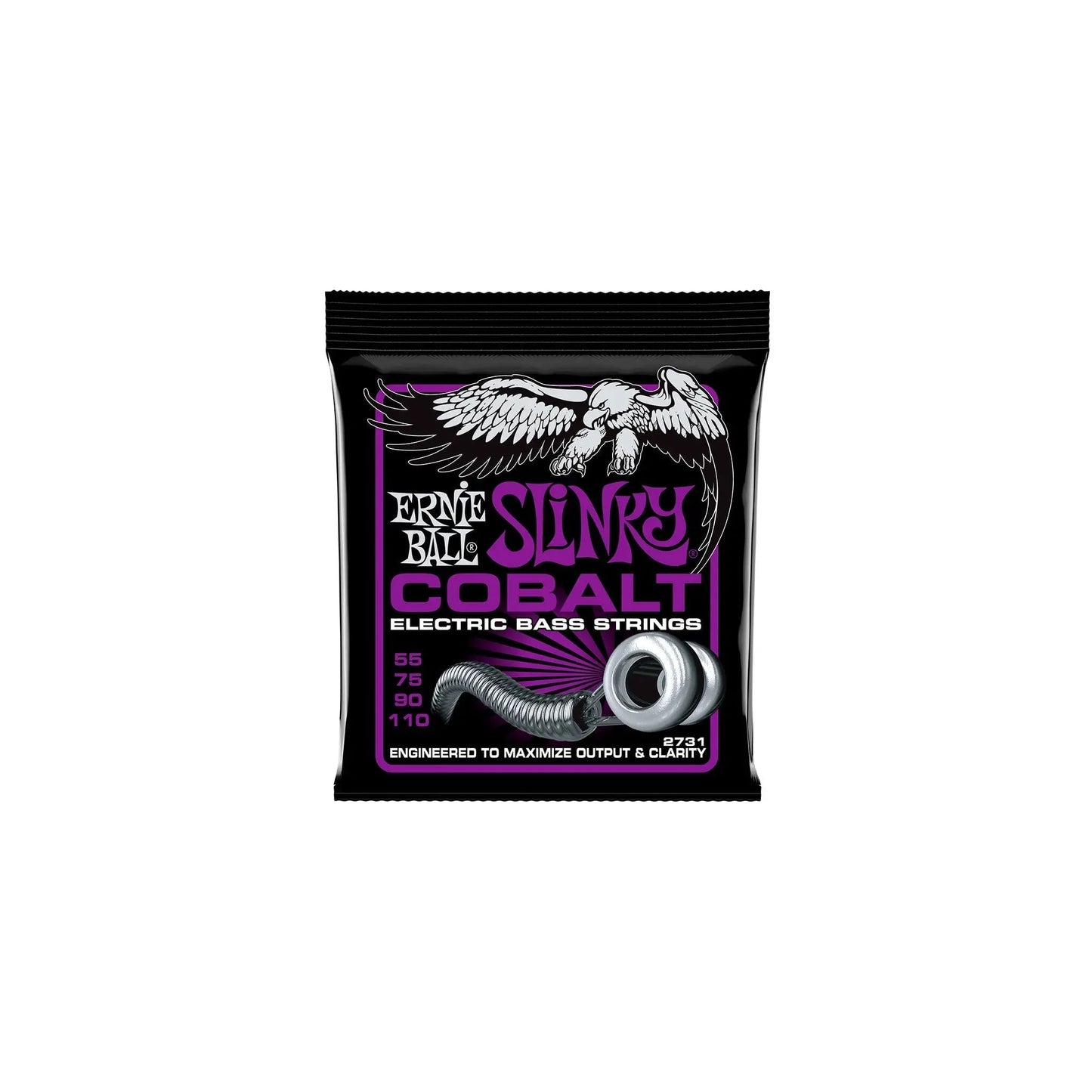 Ernie Ball Power Slinky 55-110 Gauge Cobalt Electric Bass Strings Ernie Ball