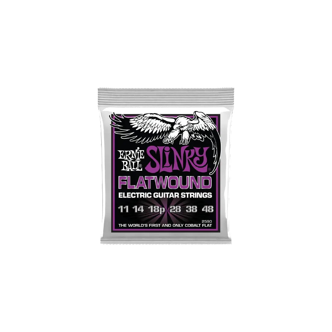 Ernie Ball Power Slinky Flatwound Electric Guitar Strings - 11-48 gauge Electric Guitar Strings Ernie Ball Art of Guitar