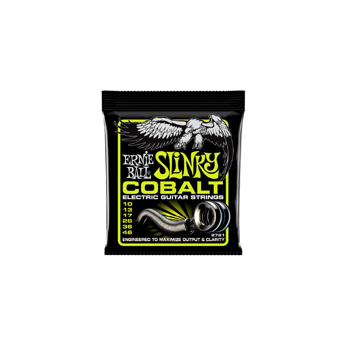 Ernie Ball Regular Slinky Cobalt Electric Guitar Strings - 10-46 Gauge Electric Guitar Strings Ernie Ball Art of Guitar