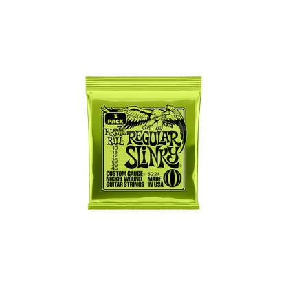 Ernie Ball Regular Slinky Nickel Wound Electric Guitar Strings 10-46 Gauge - 3 Pack Electric Guitar Strings Ernie Ball Art of Guitar
