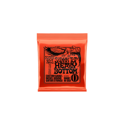 Ernie Ball Skinny Top Heavy Bottom Slinky Nickel Wound Electric Guitar Strings 10-52 Gauge Electric Guitar Strings Ernie Ball Art of Guitar