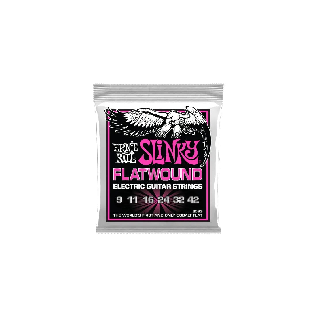 Ernie Ball Super Cobalt Slinky Flatwound Electric Guitar Strings - 09-42 Gauge Electric Guitar Strings Ernie Ball Art of Guitar