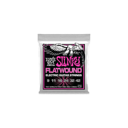 Ernie Ball Super Cobalt Slinky Flatwound Electric Guitar Strings - 09-42 Gauge Electric Guitar Strings Ernie Ball Art of Guitar