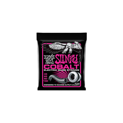 Ernie Ball Super Slinky 45-100 Gauge Cobalt Electric Bass Strings Ernie Ball