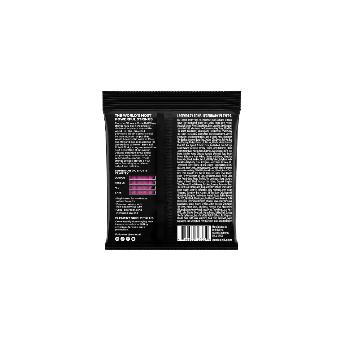Ernie Ball Super Slinky Cobalt Electric Guitar Strings - 9-42 Gauge Electric Guitar Strings Ernie Ball Art of Guitar