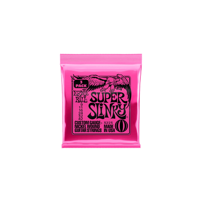 Ernie Ball Super Slinky Nickel Wound Electric Guitar Strings 9-42 Gauge - 3 Pack Electric Guitar Strings Ernie Ball Art of Guitar