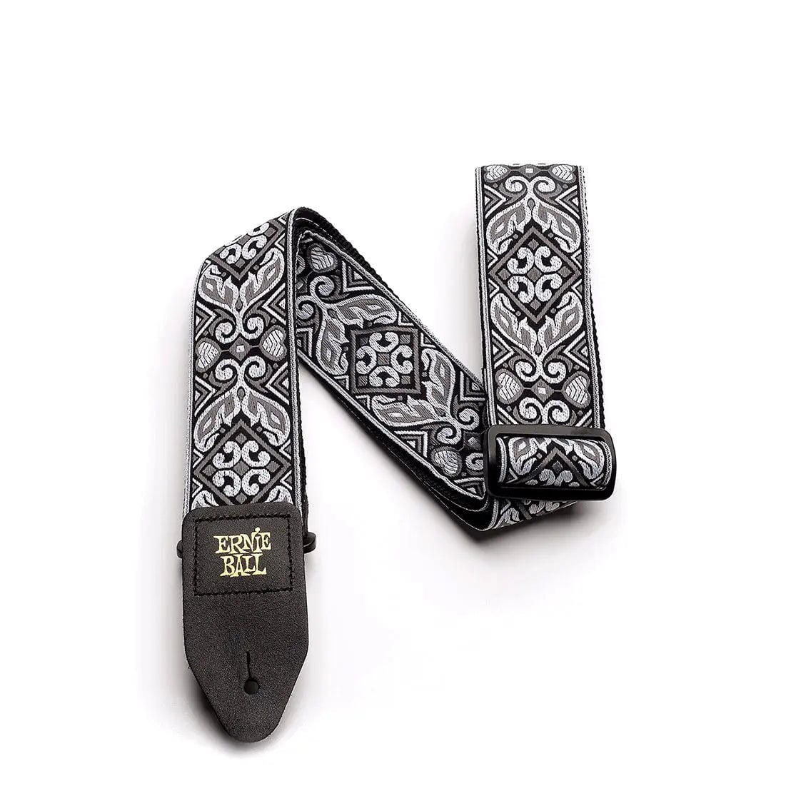 Ernie Ball Tribal Silver Jacquard Strap Guitar Straps Ernie Ball Art of Guitar