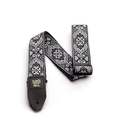 Ernie Ball Tribal Silver Jacquard Strap Guitar Straps Ernie Ball Art of Guitar