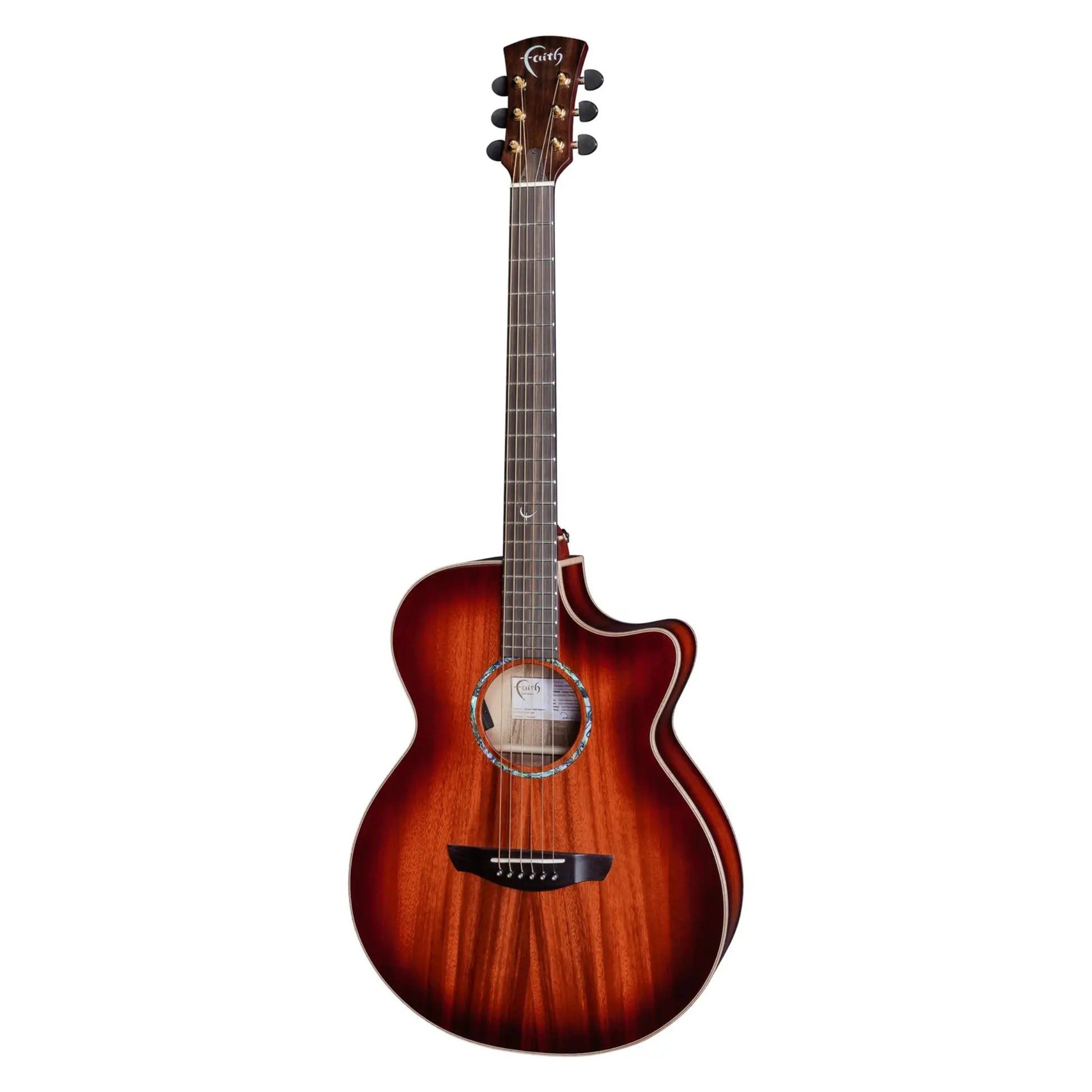 Faith Blood Moon Venus Cutaway Electro-Acoustic Guitar Acoustic Guitars Faith Guitars Art of Guitar