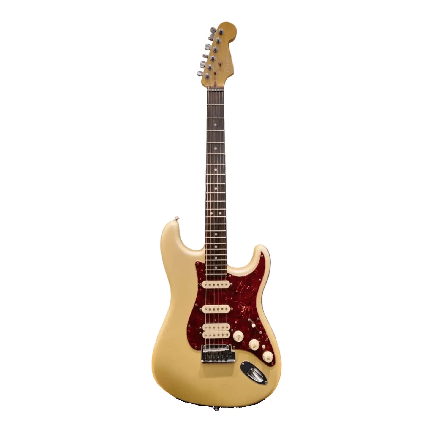 Fender American Deluxe Strat HSS Electric Guitar – Olympic Pearl - (Re-Loved) Electric Guitars Fender Art of Guitar