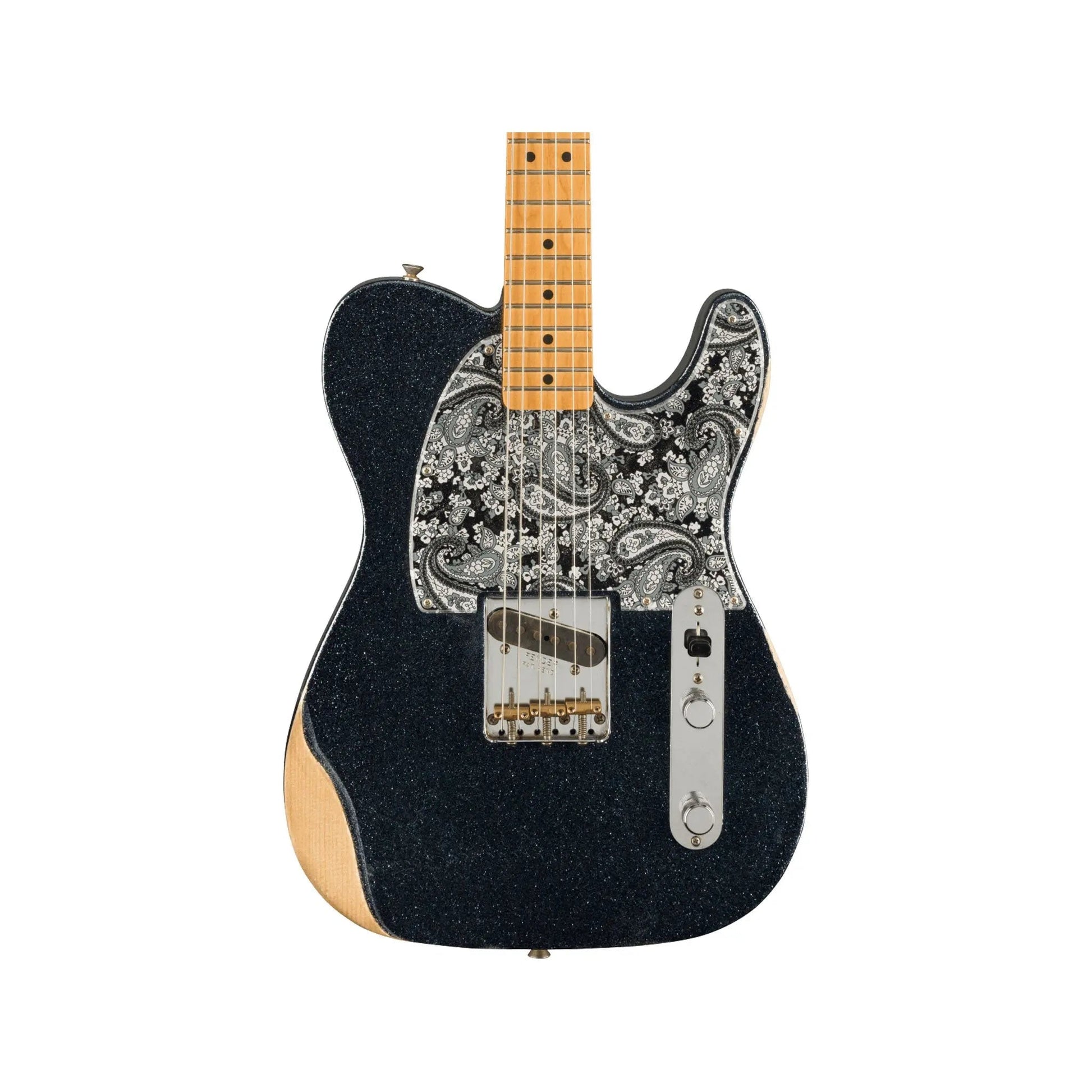 Fender Brad Paisley Esquire® Black Sparkle Electric Guitars Fender Art of Guitar