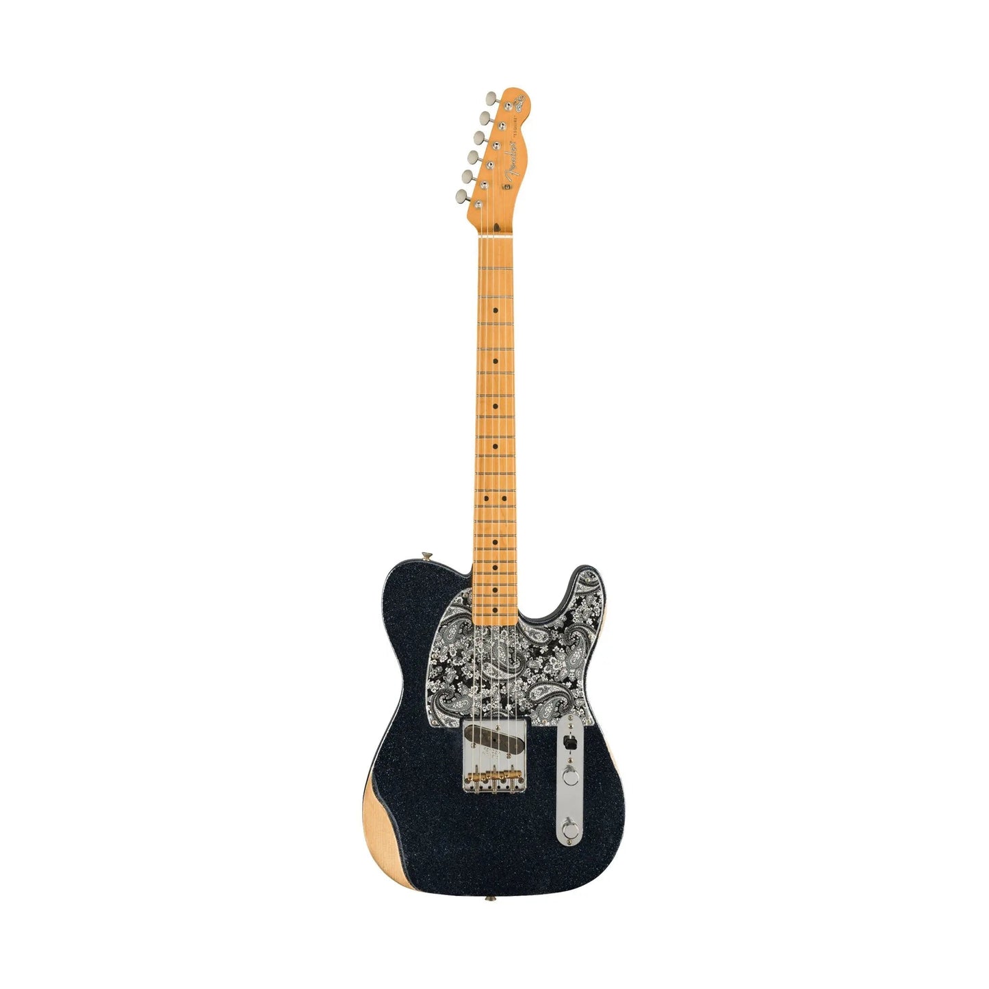 Fender Brad Paisley Esquire® Black Sparkle Electric Guitars Fender Art of Guitar