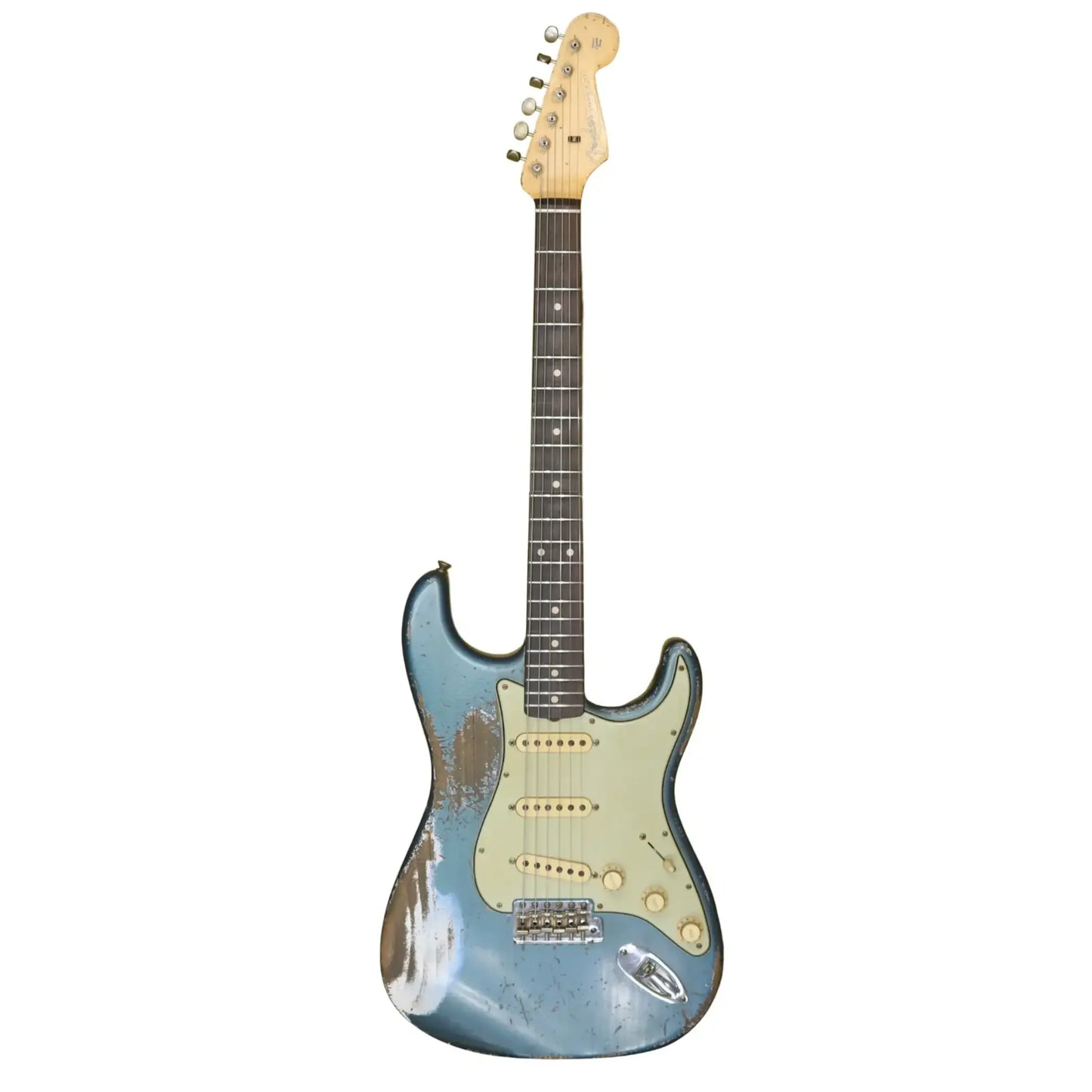 Fender Custom Shop 1960 Stratocaster – Masterbuilt by Jason Smith, Heavy Relic - Heavy Aged Lake Placid Blue Electric Guitars Fender Art of Guitar