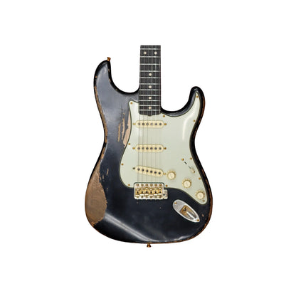 Fender Custom Shop 1963 Stratocaster Masterbuilt by Paul Waller, Relic - Black Electric Guitars Fender Art of Guitar