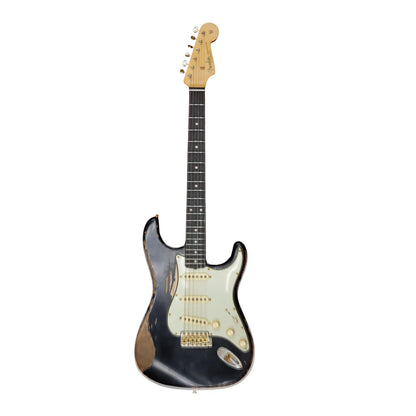 Fender Custom Shop 1963 Stratocaster Masterbuilt by Paul Waller, Relic - Black Electric Guitars Fender Art of Guitar