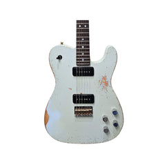 Fender Custom Shop 1972 Telecaster Deluxe Electric Guitar Masterbuilt by Dennis Galuszka - Sonic Blue, Relic - (Re-Loved)
