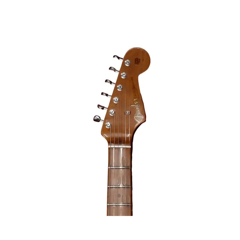 Fender Custom Shop 2024 Limited Edition 1958 Stratocaster Journeyman Relic w/Closet Classic HW - Aged Daphne Blue Electric Guitars Fender Art of Guitar