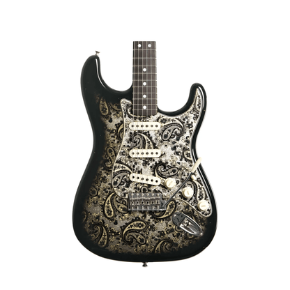 Fender Custom Shop 2024 Limited Edition 1968 Stratocaster Journeyman Relic - Black Paisley Electric Guitars Fender Art of Guitar