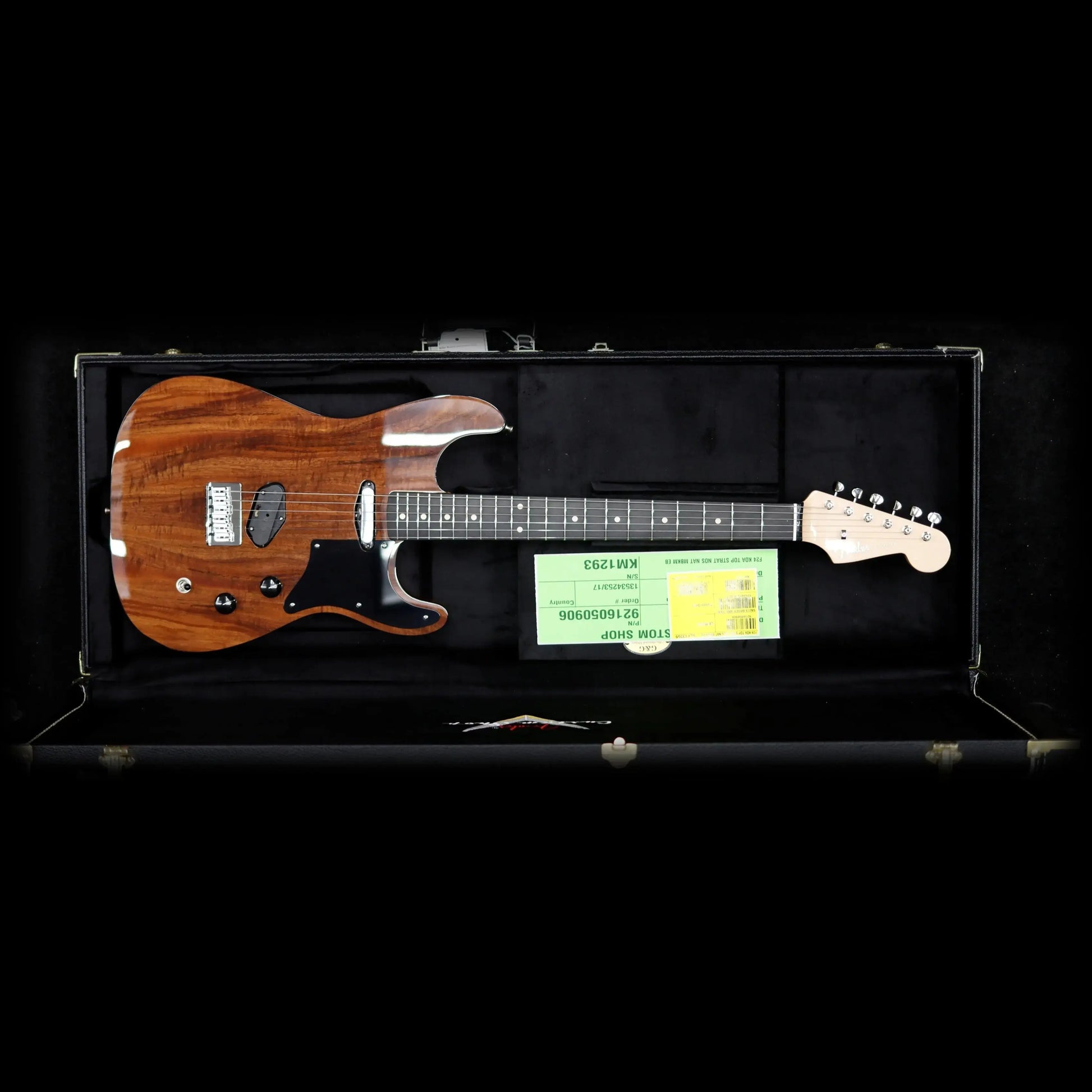 Fender Custom Shop Koa Stratocaster Masterbuilt by Kyle McMillin -Natural Electric Guitars Fender Art of Guitar