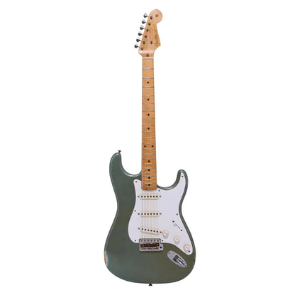 Fender Custom Shop Limited Edition 1954 Stratocaster – Masterbuilt by Paul Waller (Faded Blue Agave Relic) – Vintage ’54 Strat, Handcrafted by Master Builder Electric Guitars Fender Art of Guitar